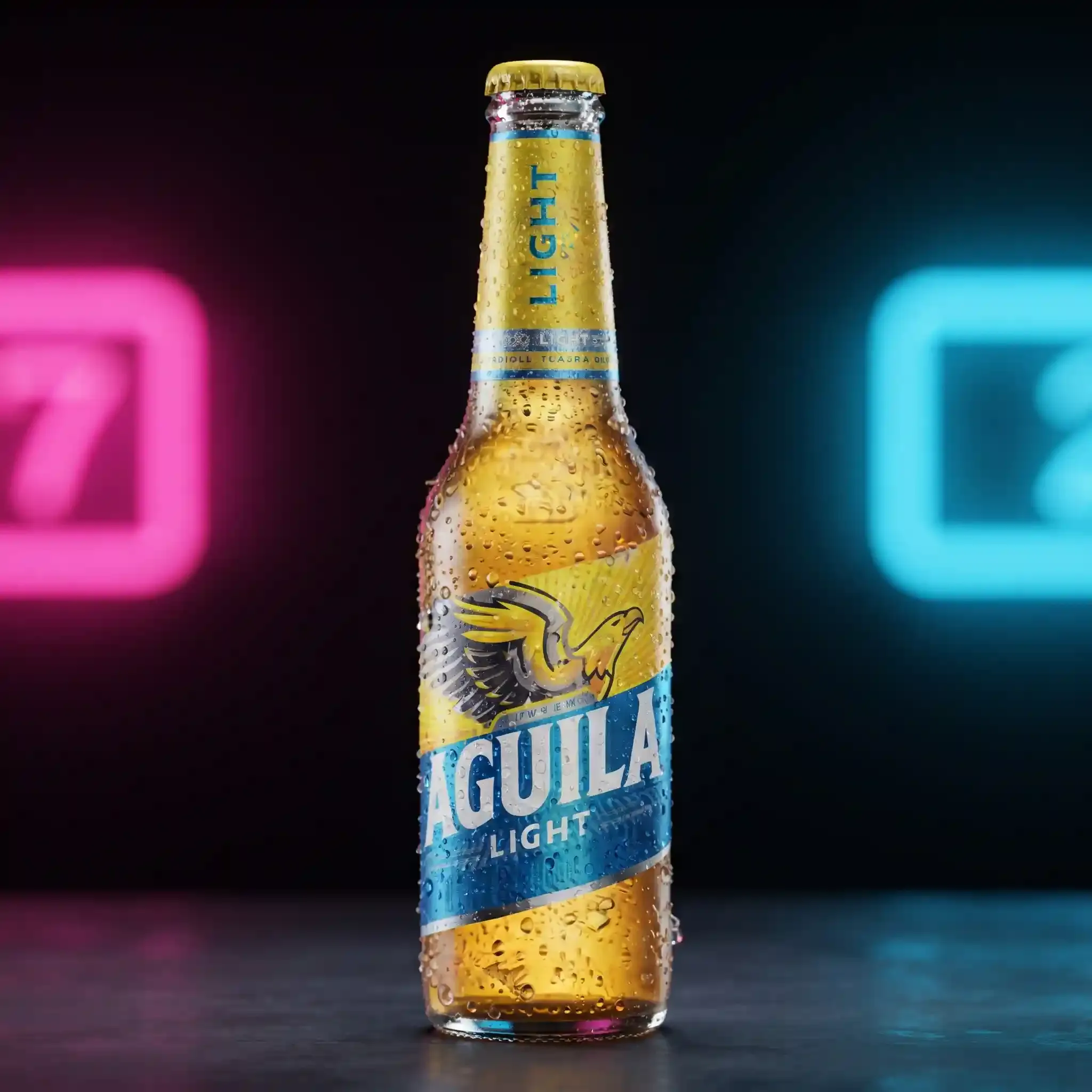 Águila Light — estanquillo de Hermanos Drinks, cervezas y bebidas