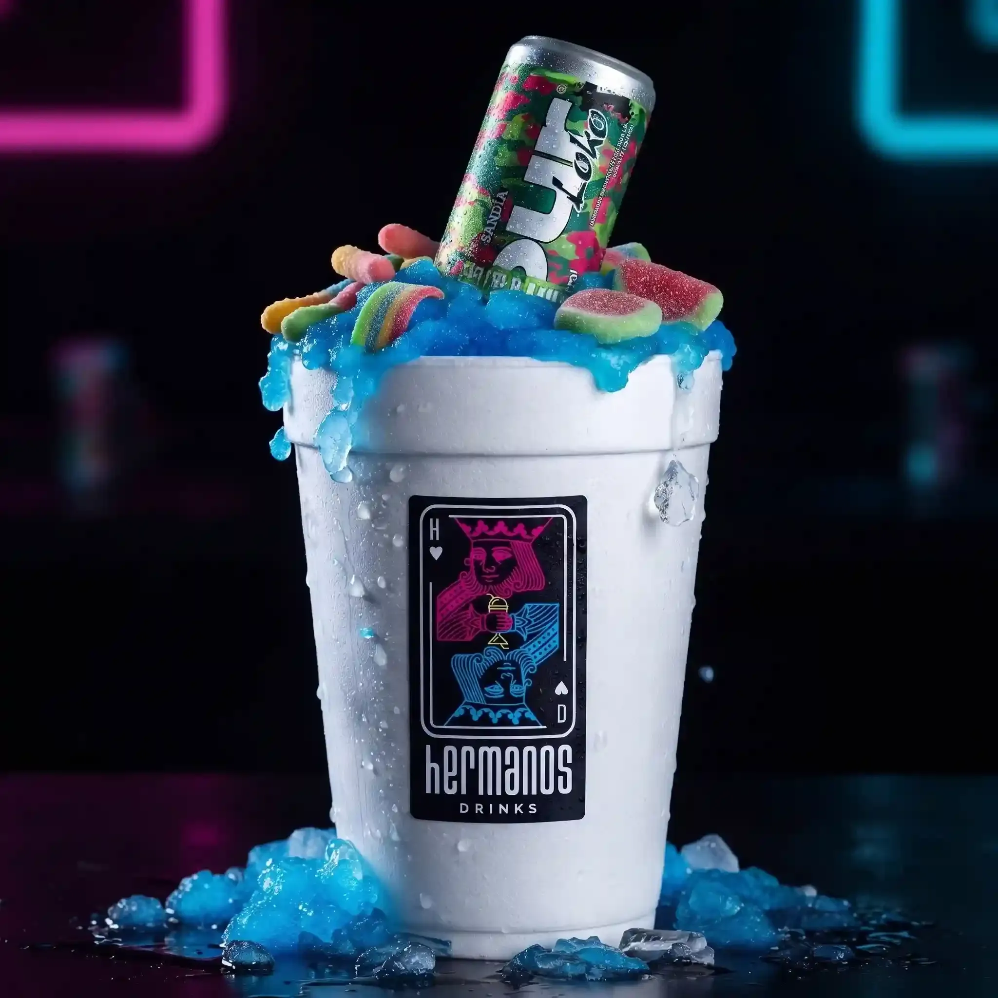 Litrón Four Loko — litrones de Hermanos Drinks, con licor