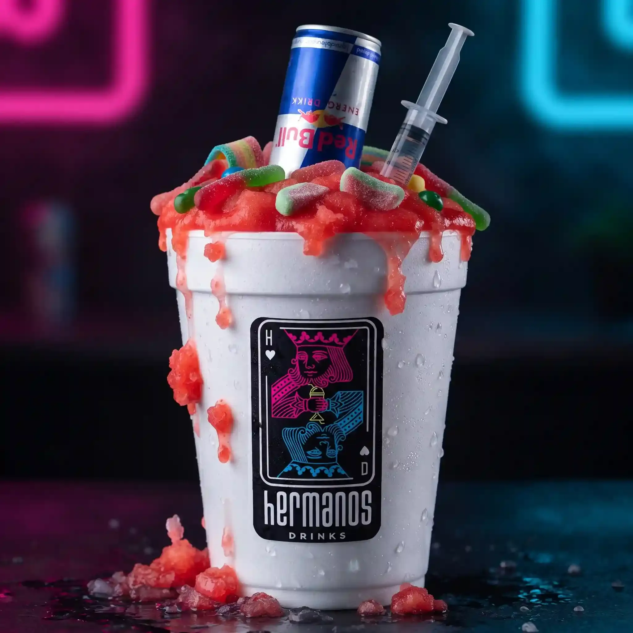 Litrón Red Bull — litrones de Hermanos Drinks, con licor