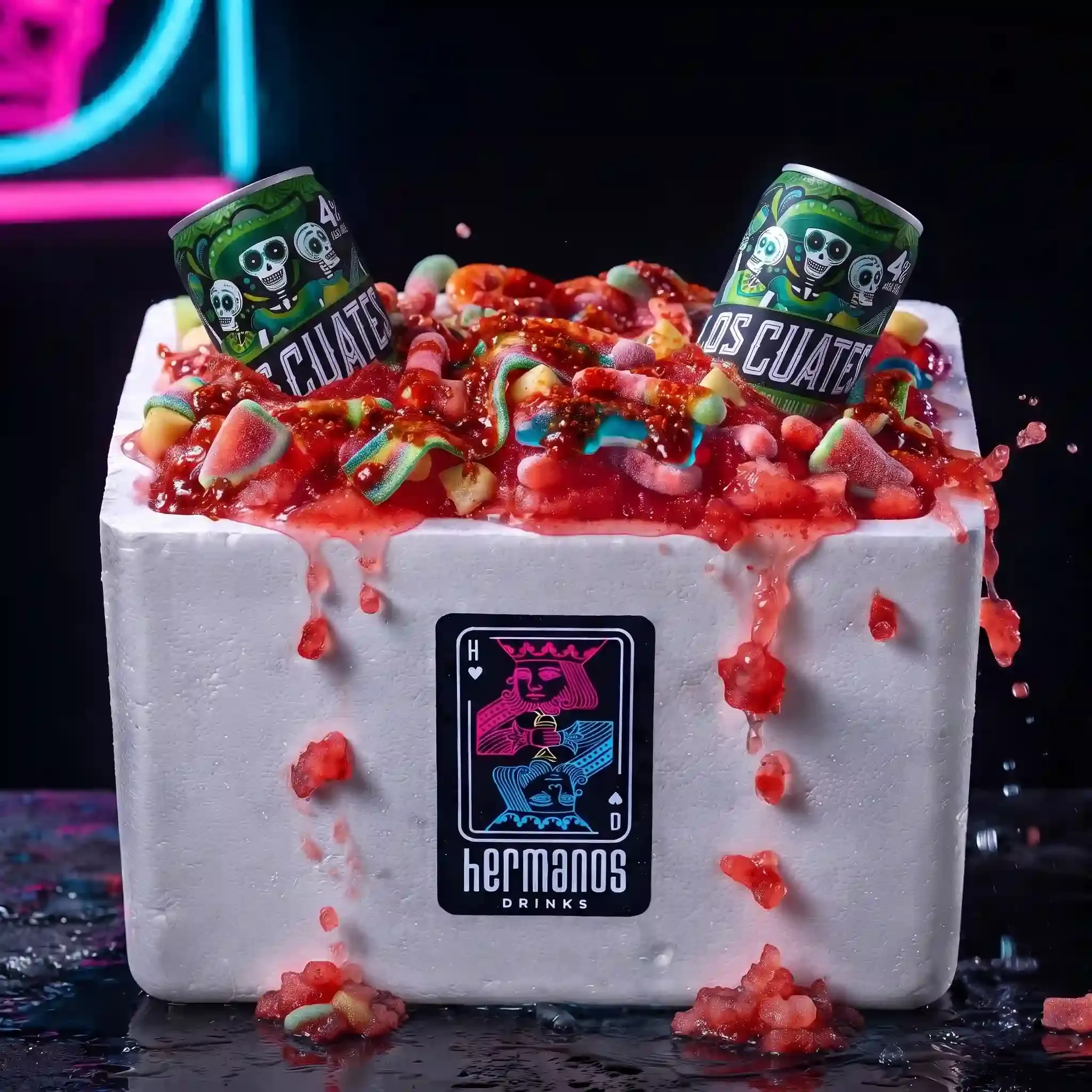 Pecera Enchilada — peceras de Hermanos Drinks, para compartir