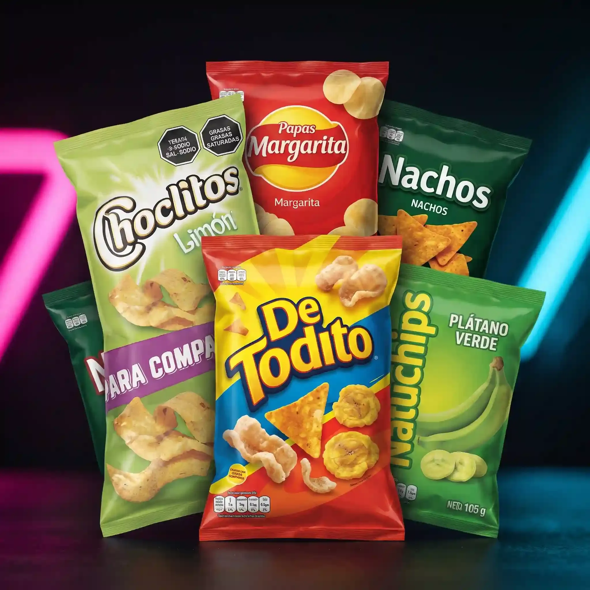 Snacks familiares — snacks y generales de Hermanos Drinks, para picar y adicionar